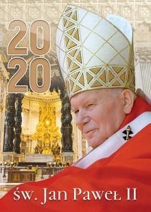 Kalendarz ścienny Święty Jan Paweł II 2020 - ekonomiczny