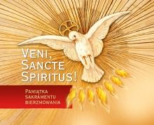 Veni Sancte Spiritus Pamiątka sakramentu bierzmowania - czerwona
