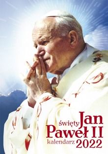 Kalendarz ścienny Święty Jan Paweł II 2022 - ekonomiczny